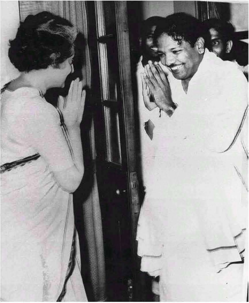 பிரதமர் இந்திரா காந்தி அவர்களுடன் கலைஞர்